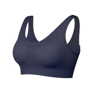 Arisa スポーツブラ グレイッシュネイビー